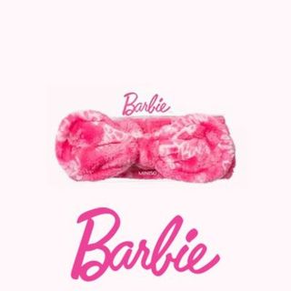 バービー(Barbie)のBarbie バービー　ピンク　日本未入荷　ヘアバンド　タオルターバン　洗顔(ヘアバンド)