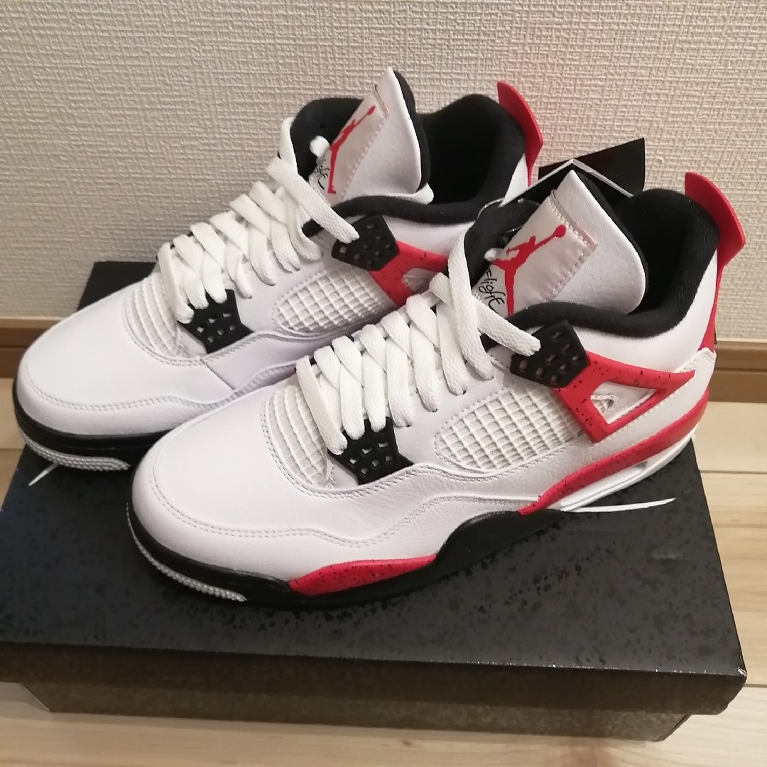 Jordan Brand(NIKE) - Nike Air Jordan 4 Retro Red Cement US8の