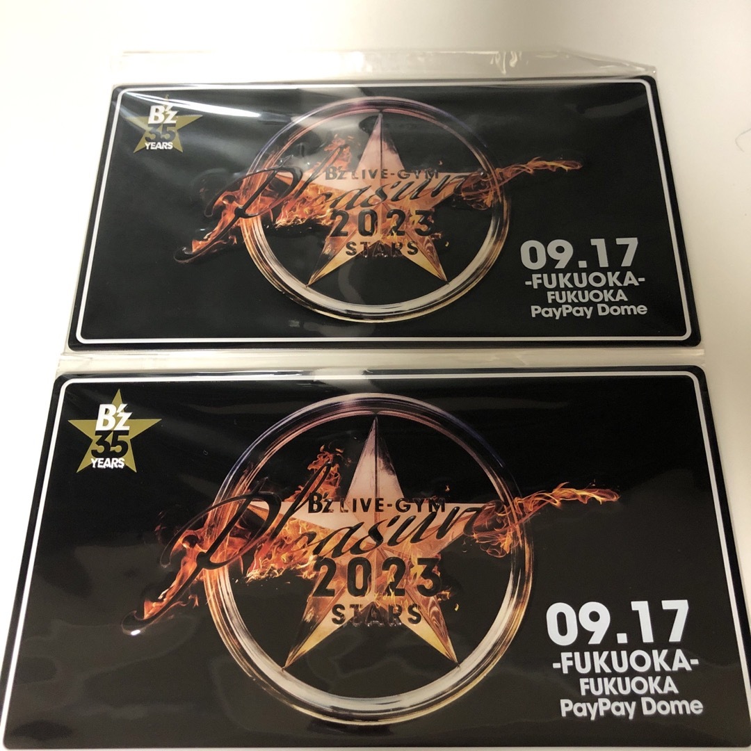 B'z Pleasure 2023 STARS福岡　9/17 メモリアルプレート