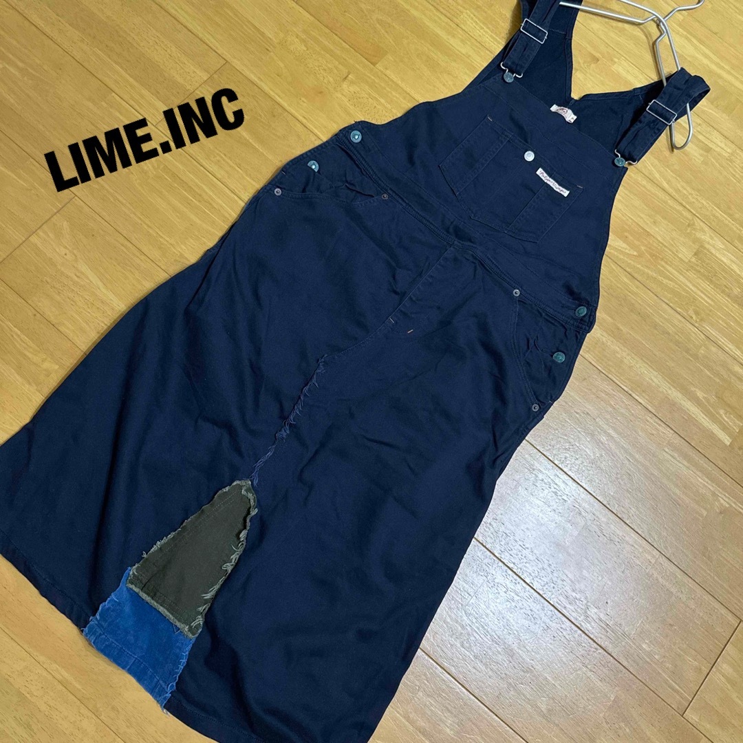 LIME.INC ライムインク パッチワーク ジャンパースカート