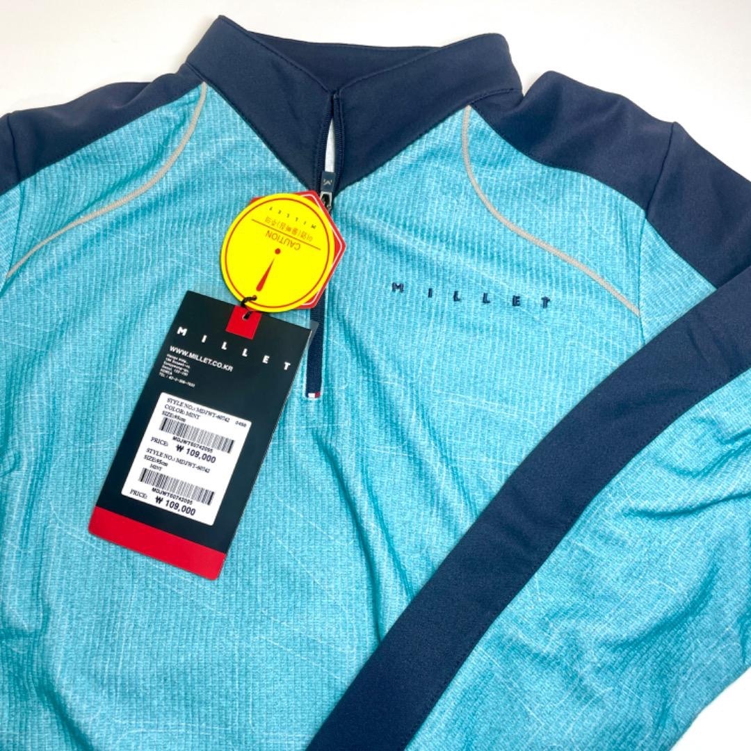MILLET ミレー 長袖 ハーフジップシャツ登山 スポーツウェア 95 MILLET ミレー 長袖 ハーフジップシャツ登山 スポーツウェア 95