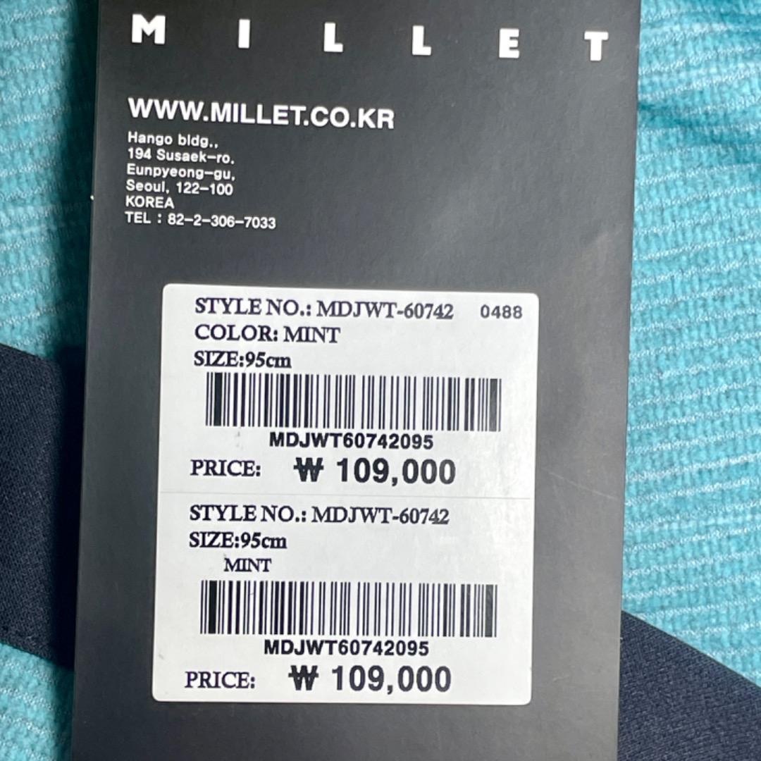 MILLET ミレー 長袖 ハーフジップシャツ登山 スポーツウェア 95 MILLET ミレー 長袖 ハーフジップシャツ登山 スポーツウェア 95