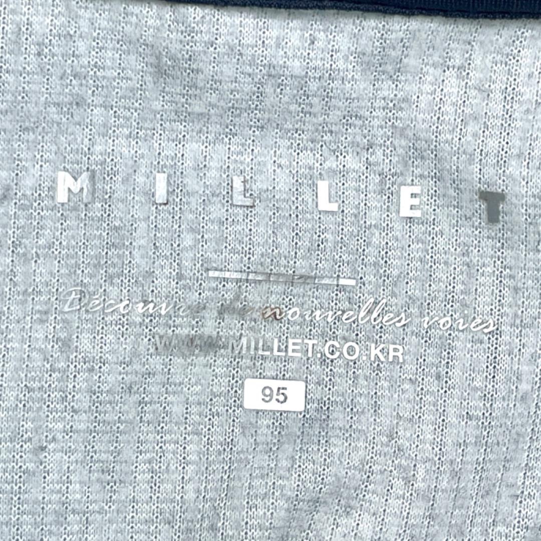 MILLET ミレー 長袖 ハーフジップシャツ登山 スポーツウェア 95 MILLET ミレー 長袖 ハーフジップシャツ登山 スポーツウェア 95