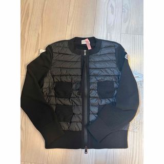 モンクレール(MONCLER)のモンクレール　ニットカーディガン⭐︎ブラック(ダウンジャケット)