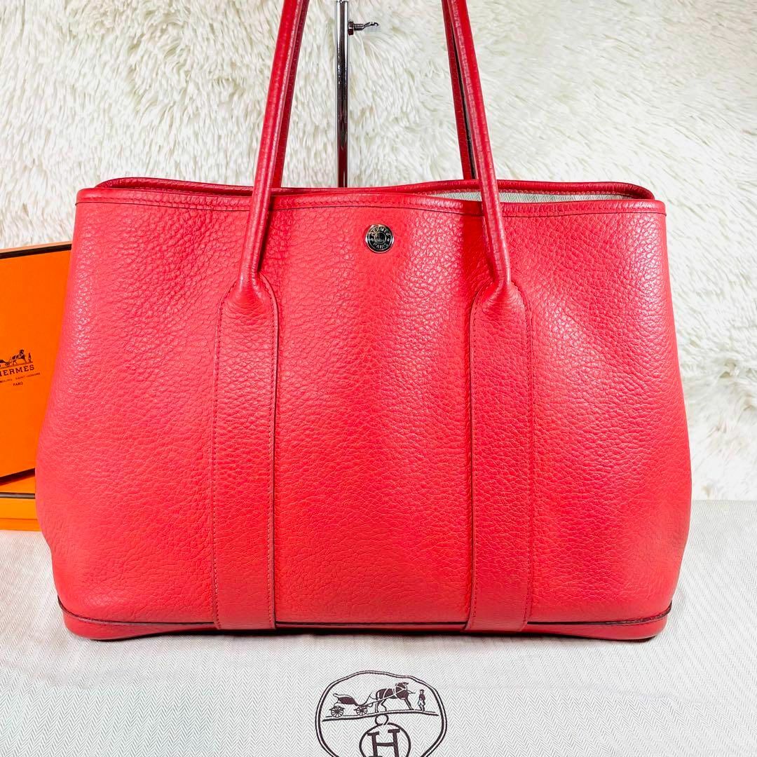 【極美品】Hermès　ガーデンパーティーPM　ネゴンダ　□R刻印　A4収納可