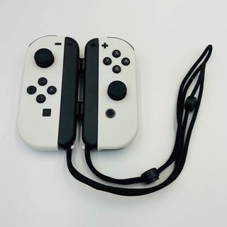 ニンテンドースイッチ(Nintendo Switch)の【美品】 Switch Joy-con ジョイコン コントローラー ホワイト(その他)