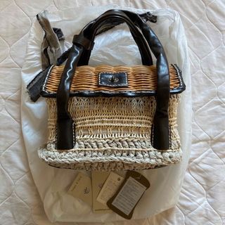 アッシュペーフランス(H.P.FRANCE)のhmさま専用♡未使用品※ebagos エバゴス×ウサギ プゥ トワ カゴバッグ(かごバッグ/ストローバッグ)