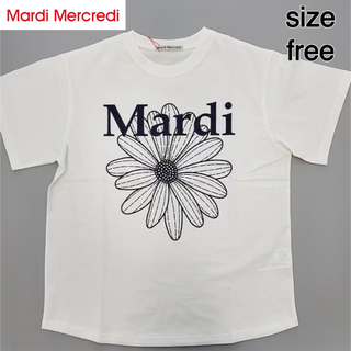 Mardi Mercredi マルディメクルディ　Tシャツ　ブラック(Tシャツ(半袖/袖なし))