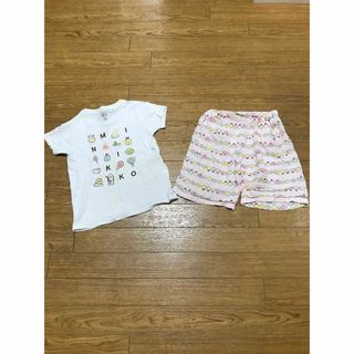 ユニクロ(UNIQLO)のすみっこぐらし　男の子　女の子　Tシャツ 半ズボン　保育園　部屋着　パジャマ(パジャマ)