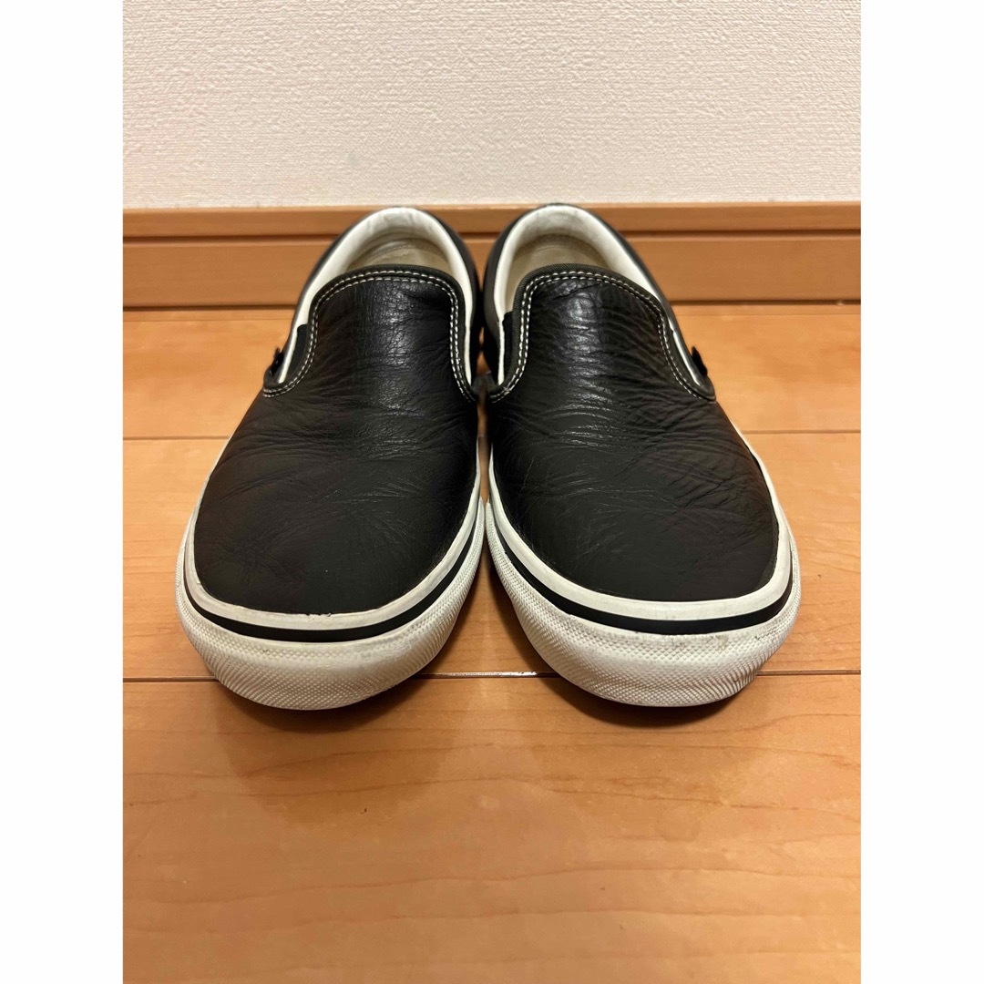 VANS(ヴァンズ)のVANS SLIPON スリッポン レザー 27.5cm メンズの靴/シューズ(スリッポン/モカシン)の商品写真