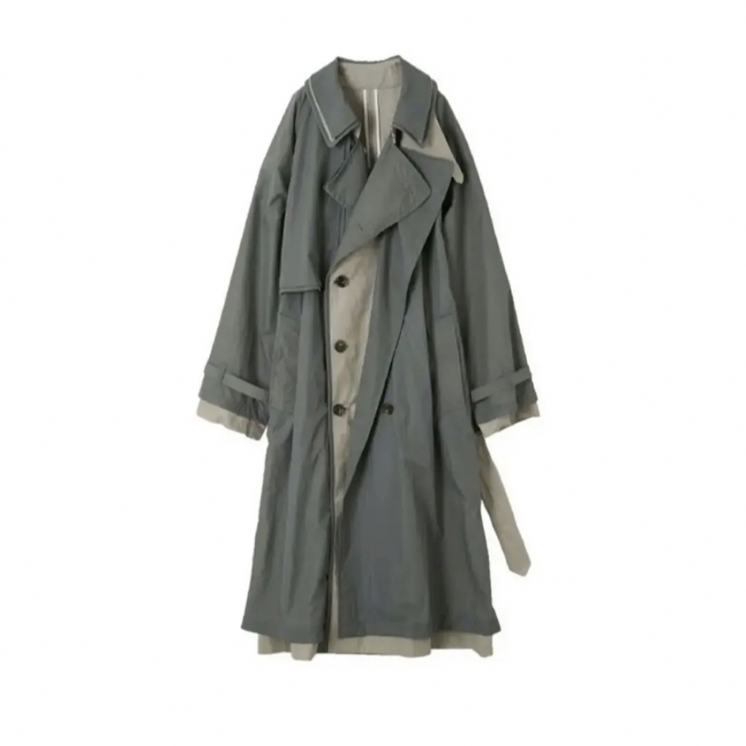 comoliYOKE  Nylon Covered Trench Coat