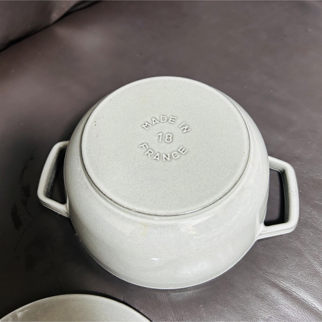 【美品】Staub ストウブ  ワナベ Wa-nabe M グレー