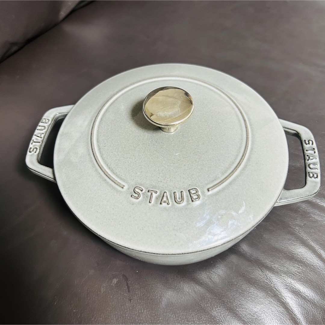 【美品】Staub ストウブ  ワナベ Wa-nabe M グレー