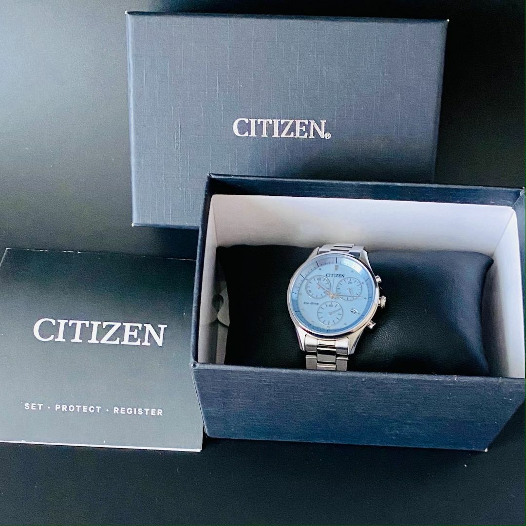 CITIZEN(シチズン)の【高級時計 シチズン】CITIZEN クロノグラフ エコドライブ レディース  レディースのファッション小物(腕時計)の商品写真