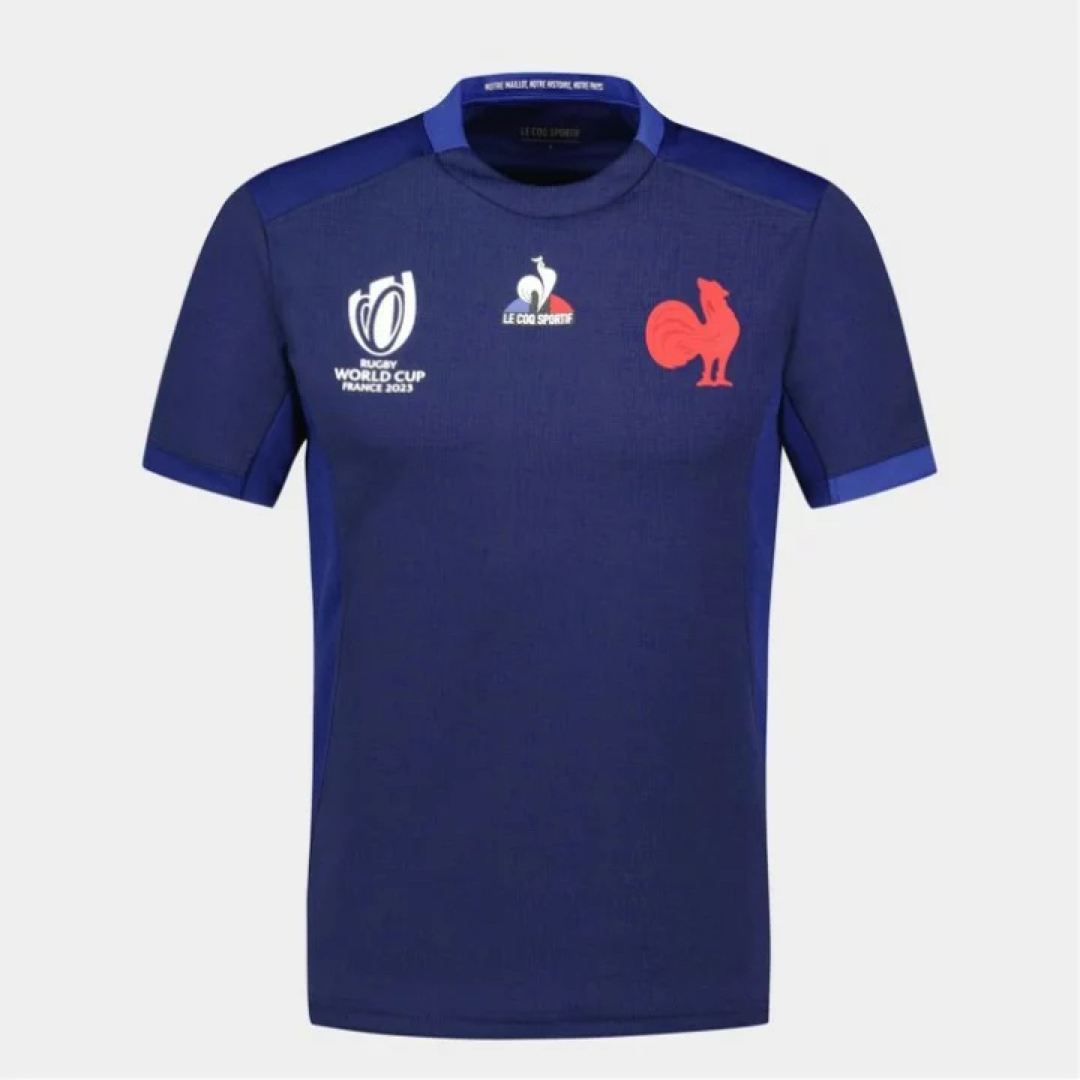 le coq sportif(ルコックスポルティフ)のラグビーフランス代表ジャージ 3XL ラグビーW杯2023 スポーツ/アウトドアのスポーツ/アウトドア その他(ラグビー)の商品写真