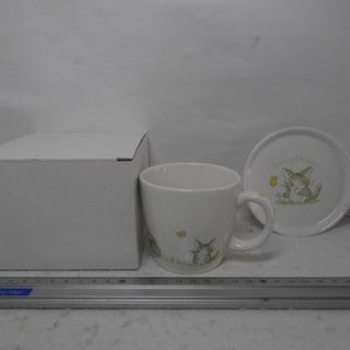 新品　皿付きマグ　マグカップ　ぼく迷子　ぼくまいご　わちふぃーるど　ダヤン　猫(グラス/カップ)
