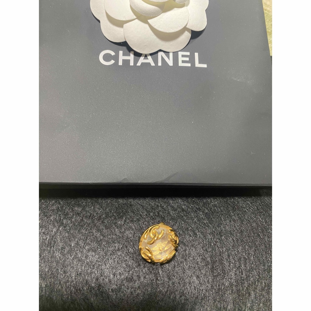 シャネル☆彡CHANEL★ゴールドロゴイヤリングシャネルマークカラーゴールド