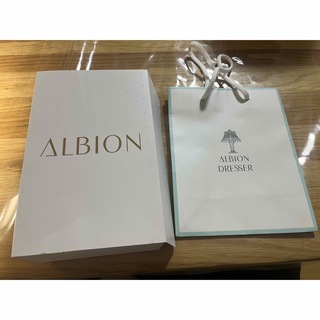 アルビオン(ALBION)のアルビオン　ギフトボックス　ショッパー　袋　プレゼント箱　箱のみ　外箱　空箱(ショップ袋)
