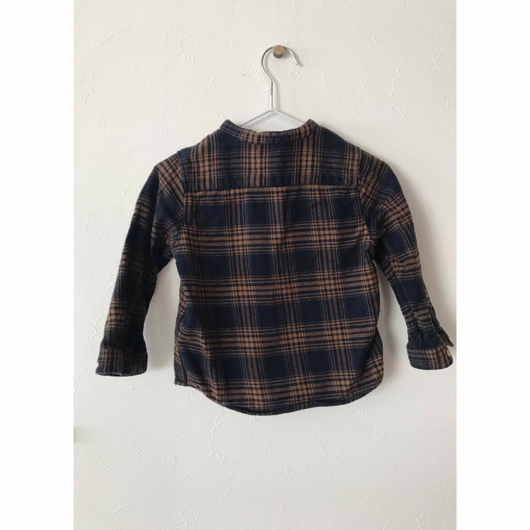 ZARA KIDS(ザラキッズ)のZARA baby チェックシャツ サイズ86 キッズ/ベビー/マタニティのキッズ服男の子用(90cm~)(ブラウス)の商品写真