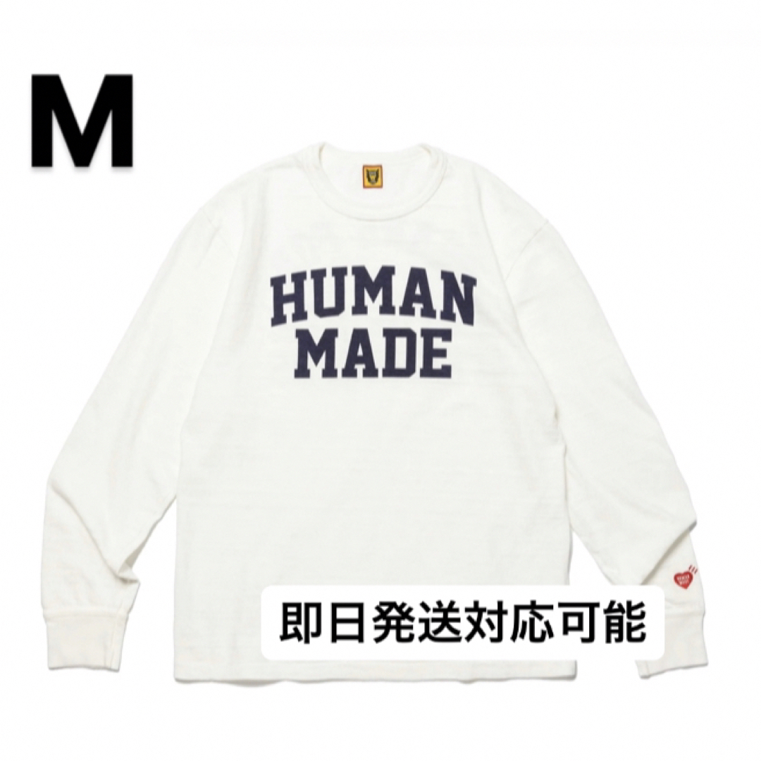 GRAPHIC L/S T-SHIRT #7 white | フリマアプリ ラクマ