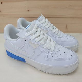 ナイキ(NIKE)のナイキ ウィメンズ エアフォース1 ロー フォンタンカ  ブルー 22.5㎝(スニーカー)