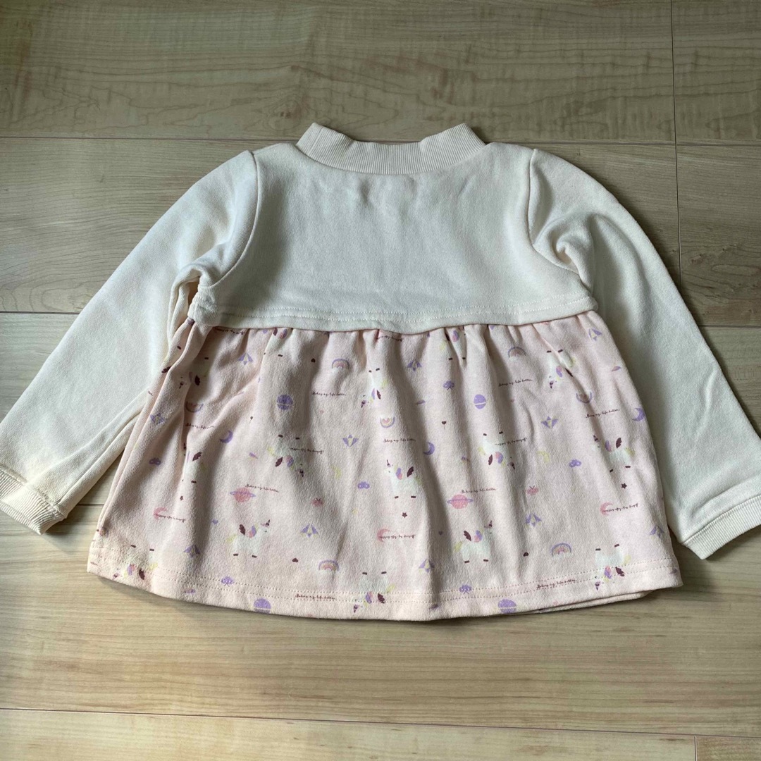 オルソブルー　ユニコーン柄トレーナー 100 キッズ/ベビー/マタニティのキッズ服女の子用(90cm~)(Tシャツ/カットソー)の商品写真