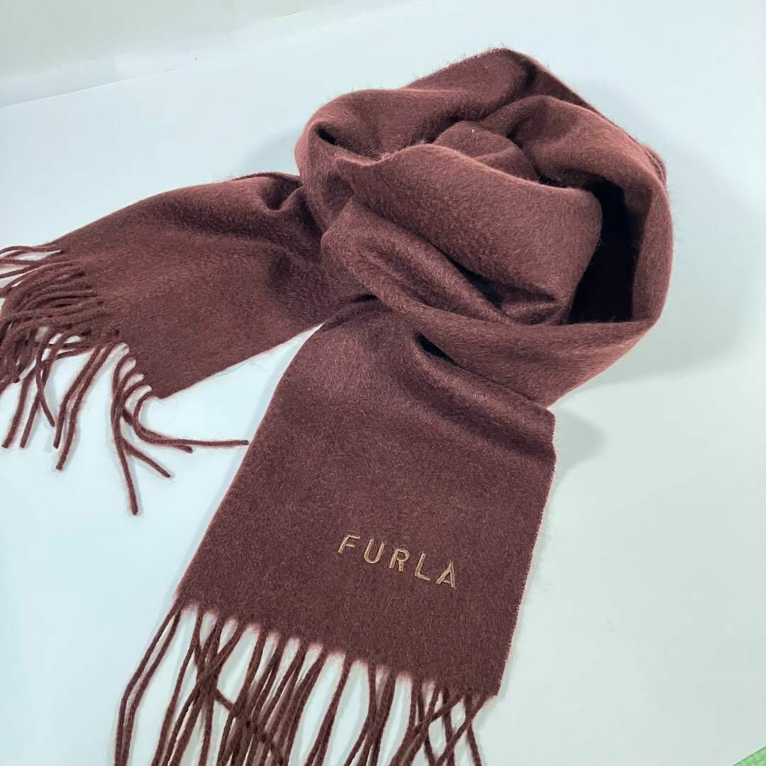 Furla(フルラ)のFURLA フルラ マフラー 洗えるカシミヤ カシミア 無地 プレゼント 新品 レディースのファッション小物(マフラー/ショール)の商品写真