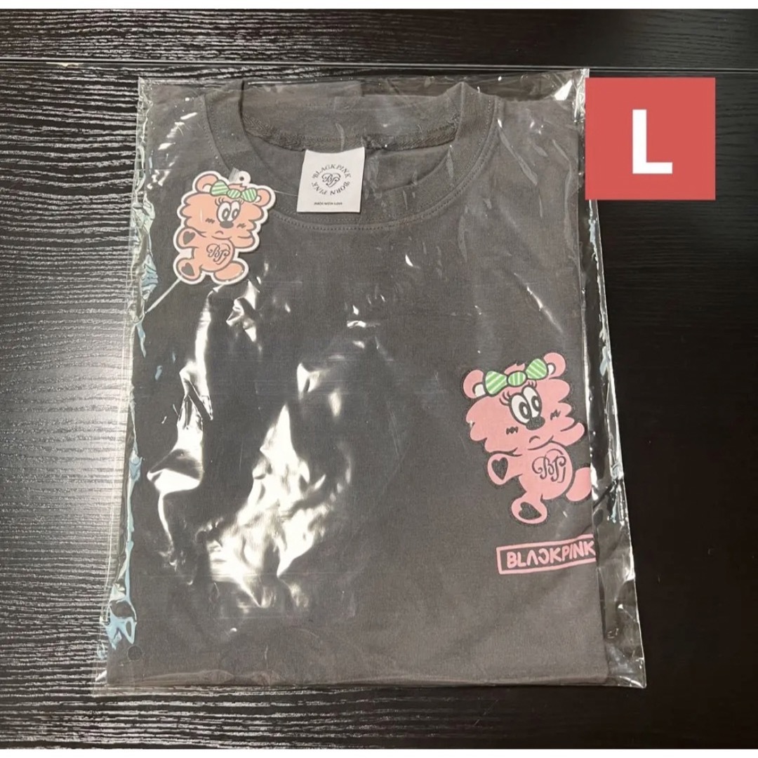 BLACKPINK Verdy PLUSH T-SHIRT 黒色 L