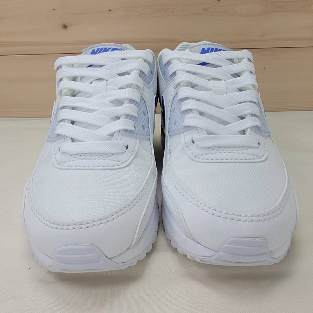 NIKE - ナイキ ウィメンズ エアマックス90 ホワイト/ブルー 22.5cmの
