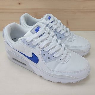 NIKE - ナイキ ウィメンズ エアマックス90 ホワイト/ブルー 22.5cmの