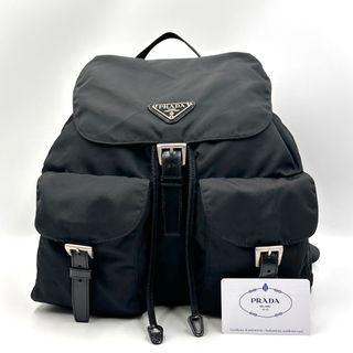 プラダ PRADA バックパック リュックサック ナイロン レザー ネイビー ブラック  新入荷 OB1544