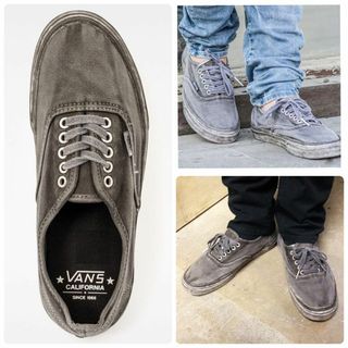 ★デッドストック★vans オーセンティックCA Over Washed ブルー