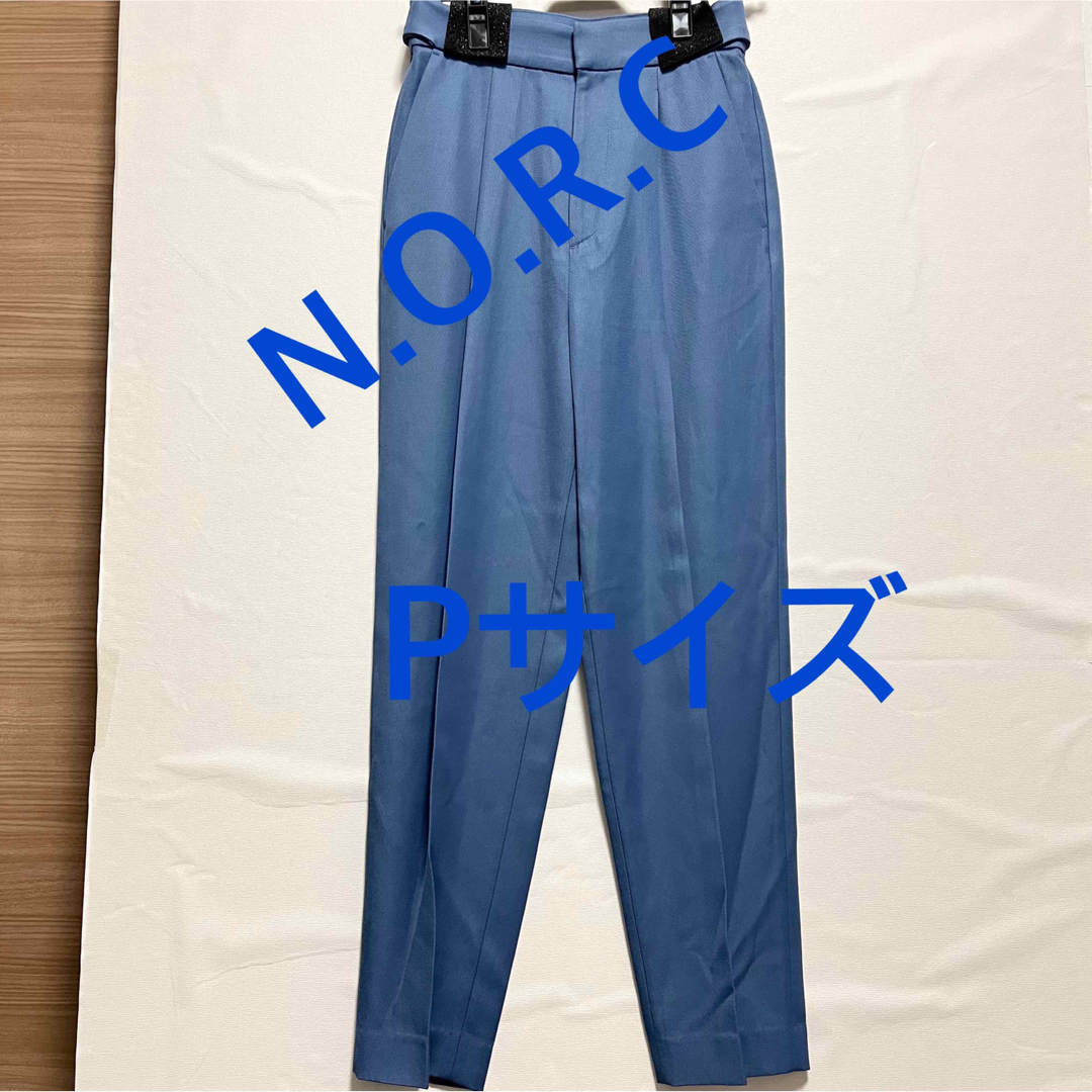 N.O.R.C(ノーク)の3593 NORC ノーク パンツ ブルー P 新品未使用 レディースのパンツ(カジュアルパンツ)の商品写真