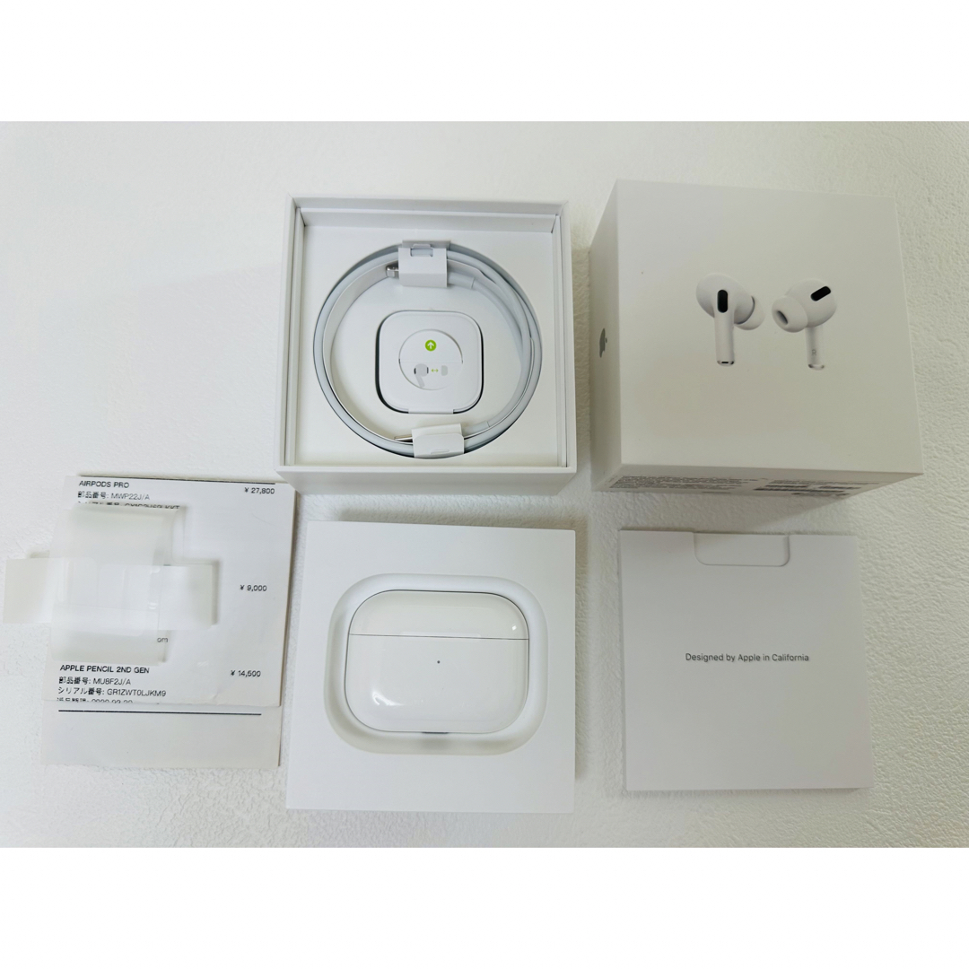 良品　AirPods Pro　エアポッズ・プロ　第一世代　付属未使用　使用頻度少オーディオ機器