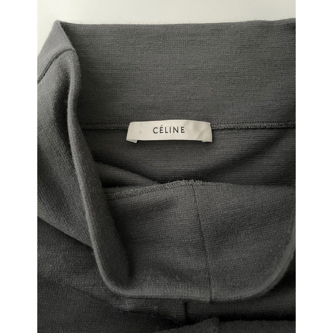 CELINE 2018AW フィービー ウールジャージーワンピースグレー36