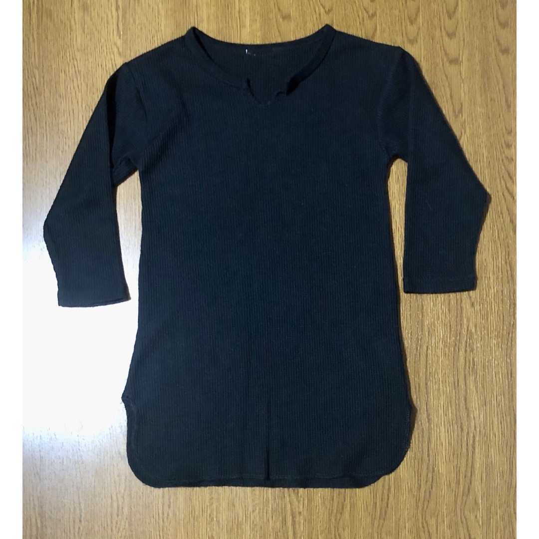 ワッフルカットソー　美品　　　　　　【¥911】 キッズ/ベビー/マタニティのキッズ服女の子用(90cm~)(Tシャツ/カットソー)の商品写真