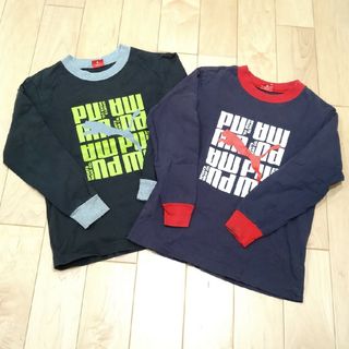 プーマ(PUMA)のプーマ 長袖Tシャツ 130センチ 2枚セット(Tシャツ/カットソー)