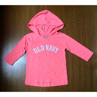 オールドネイビー(Old Navy)のOLD NAVYフーディカットソー　　　　【¥899に値下げ】(ワンピース)