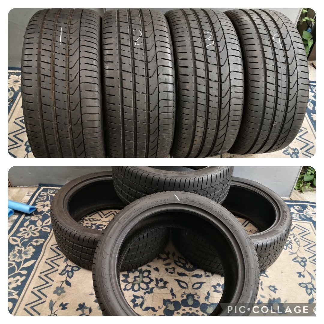 溝あり ピレリ P-ZERO 275/40R20 106Y タイヤのみ4本セット-www