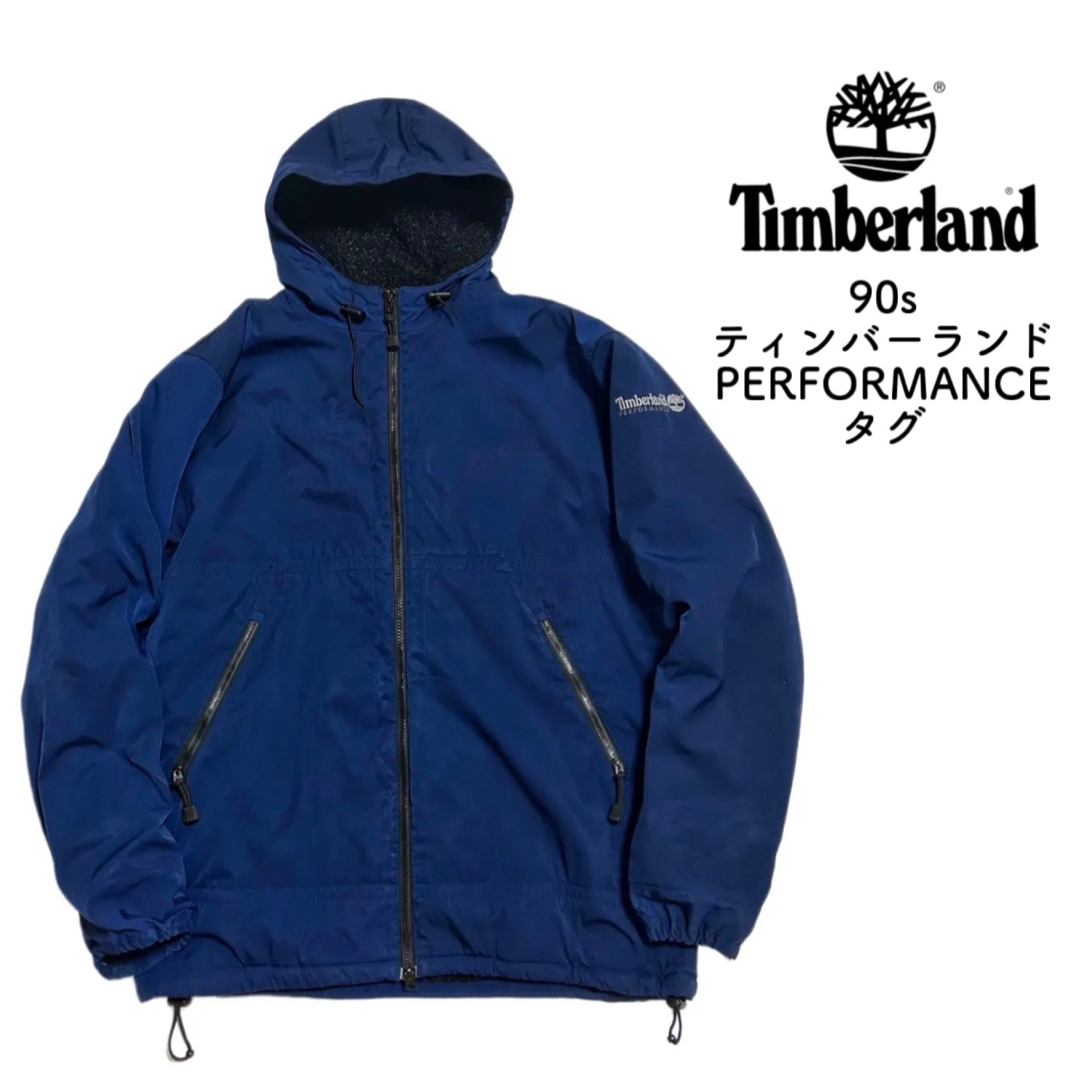 Timberland - 90s ティンバーランド ナイロン フーデッドジャケット 
