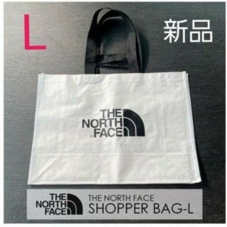 ザノースフェイス(THE NORTH FACE)の【THE NORTH FACE】ショッパーバッグL　ホワイト　新品(トートバッグ)