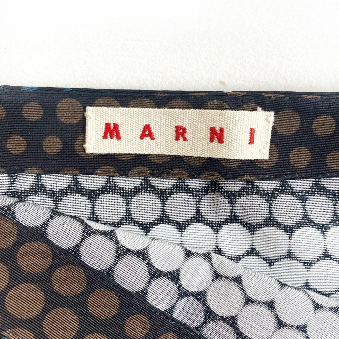 Marni(マルニ)のマルニ【MARNI】ドット柄台形スカート レディースのスカート(ひざ丈スカート)の商品写真