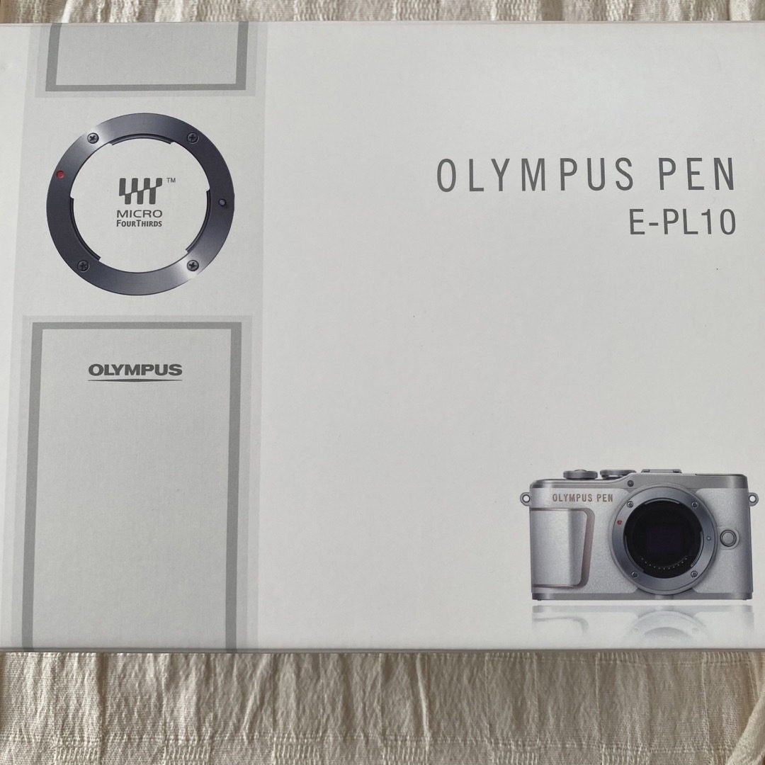 OLYMPUS(オリンパス)のOLYMPUS PEN E-PL10ブラウ 14-42mmレンズキット スマホ/家電/カメラのカメラ(ミラーレス一眼)の商品写真