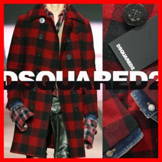 DSQUARED2 ディースクエアード 08AWウールピーコート48