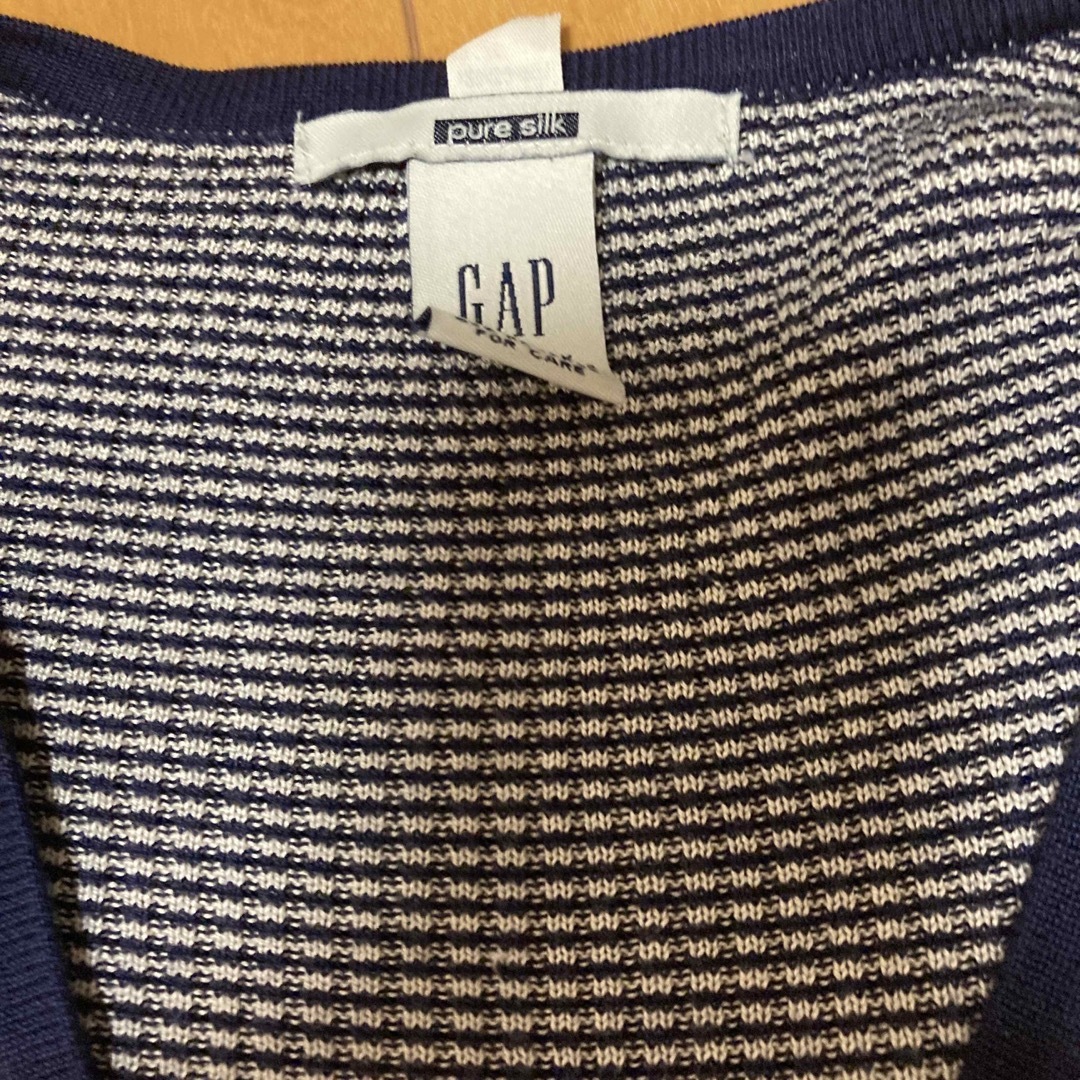 GAP(ギャップ)のGAPアンサンブル、Silk.紺系ニット s レディースのトップス(アンサンブル)の商品写真