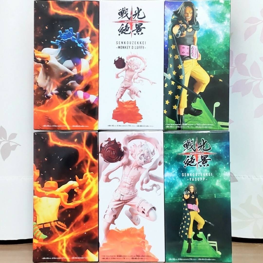 ワンピース 戦光絶景 エース&ヤマト ルフィ&シャンクスなど 全6種セット ワンピース 戦光絶景 エース&ヤマト ルフィ&シャンクスなど 全6種セット