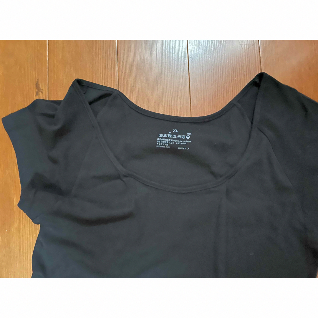 MUJI (無印良品)(ムジルシリョウヒン)のフライス編みフレンチスリーブＴシャツ レディースのトップス(Tシャツ(半袖/袖なし))の商品写真