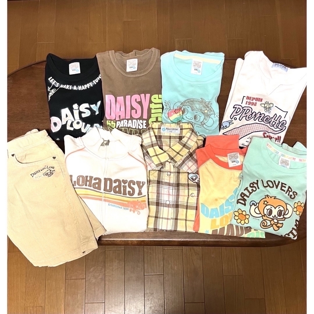 DAISY LOVERS(ディジーラバーズ)のディジーラバーズ160いろいろ8枚、ポンポネット160Tシャツ1枚【まとめ売り】 キッズ/ベビー/マタニティのキッズ服女の子用(90cm~)(その他)の商品写真