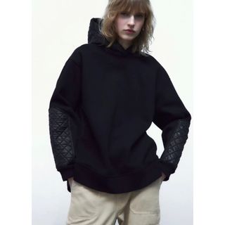 ザラ(ZARA)のZARA キルティングパーカー(パーカー)