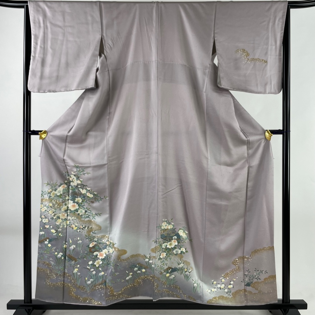 訪問着 身丈158cm 裄丈65cm 正絹 美品 秀品 - 着物